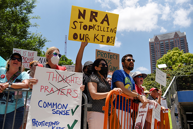 national rifle association (nra) annual convention in houston