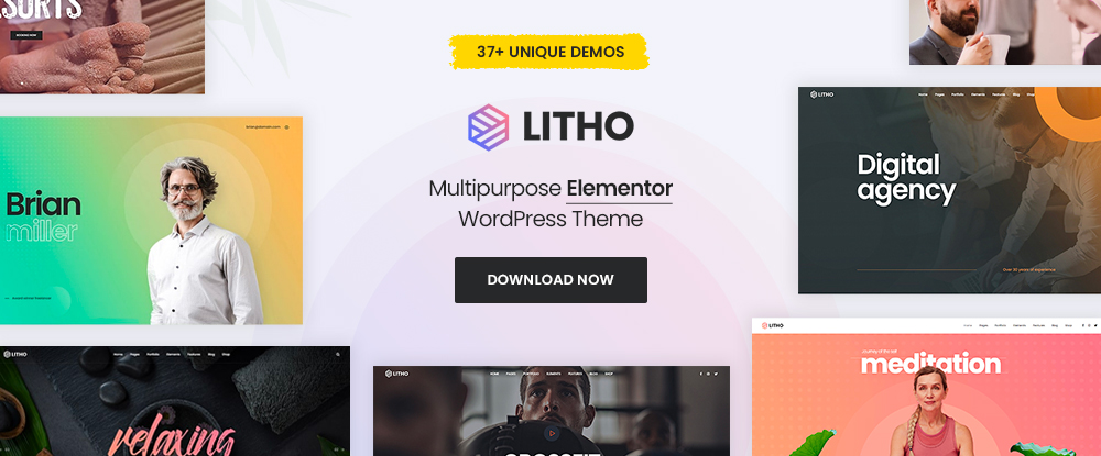 46. litho multipurpose elementor wordpress theme