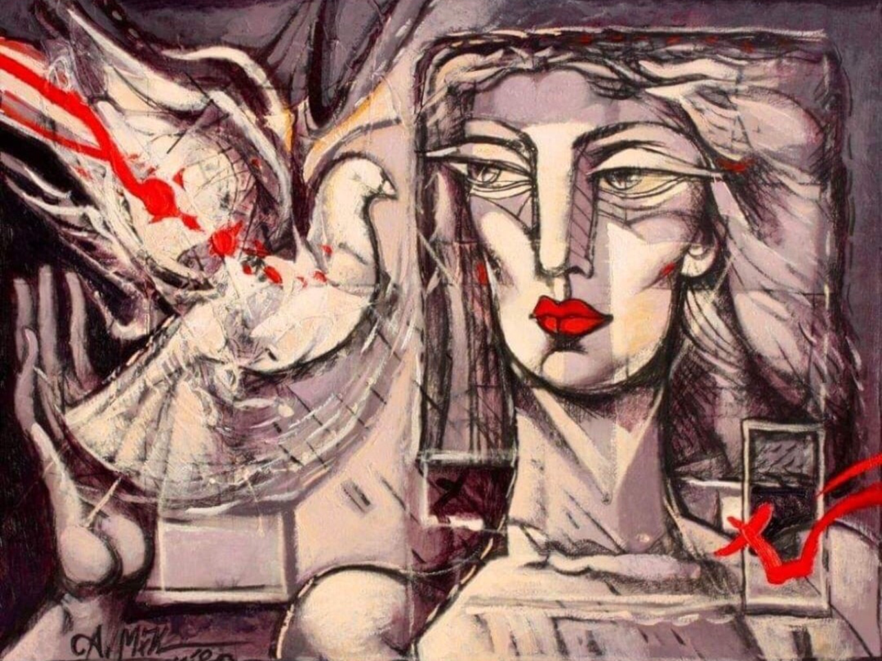 cover Make art, not war exhibition in support of Ukraine