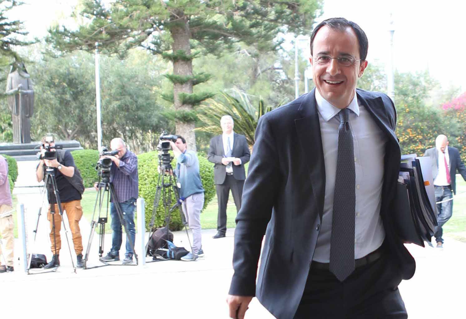 image Independent candidate Christodoulides pressed on continued Disy membership