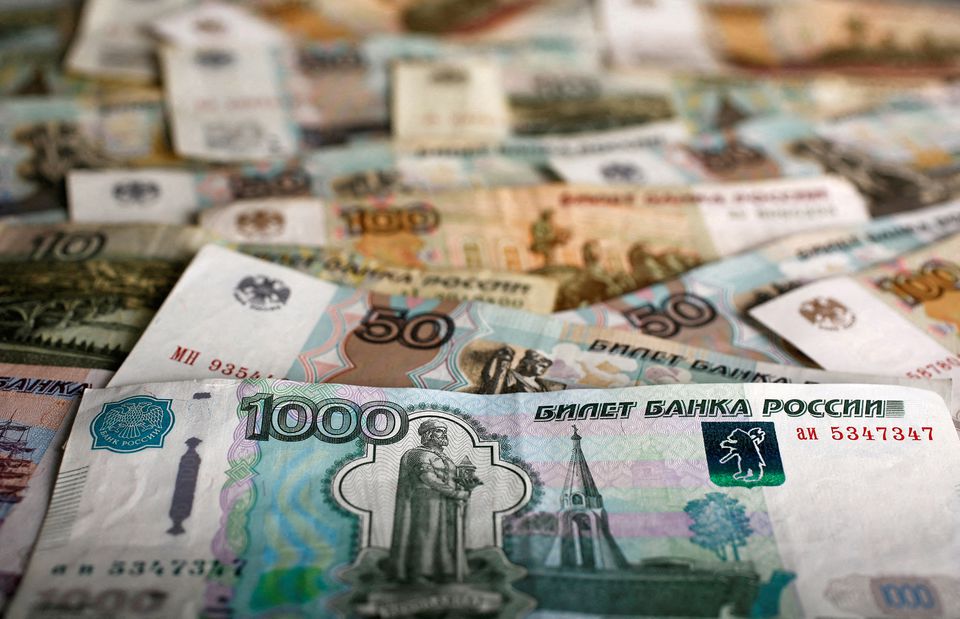 russian rouble ruble russia ukraine
