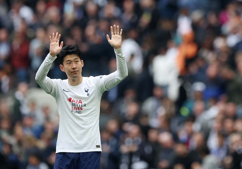 image Son double boosts Spurs&#8217; top-four hopes