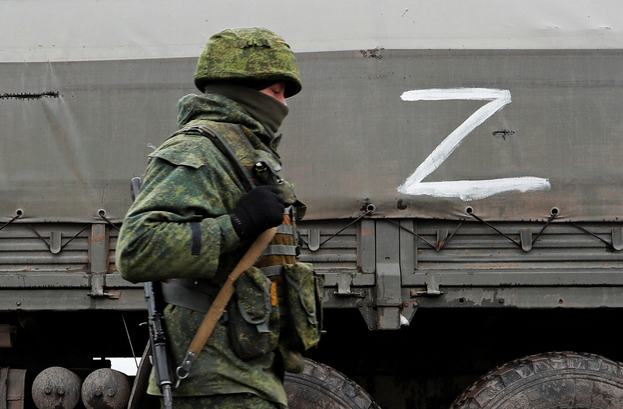 image Russian-backed separatists report control of village south of key Ukraine battle