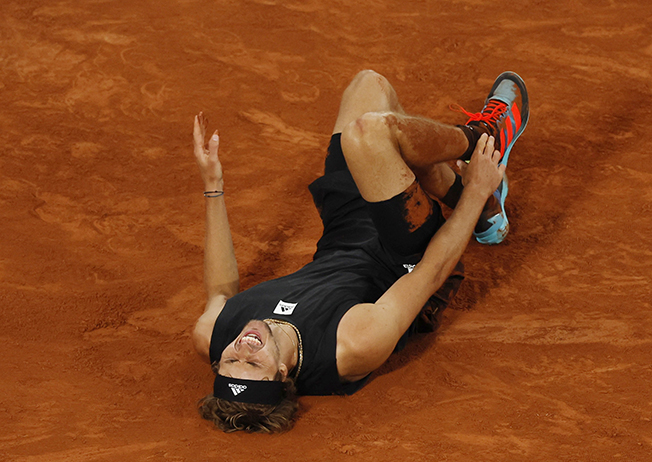 image Zverev undergoes surgery on torn ankle ligaments after French Open exit