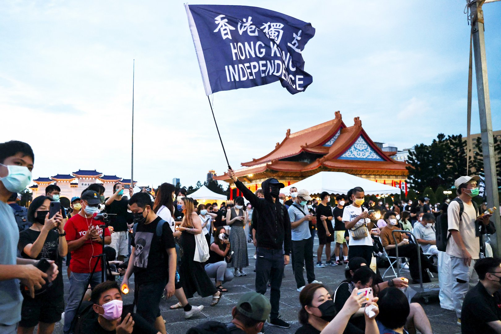 image Hundreds gather to mark Tiananmen anniversary in Taiwan (Updated)