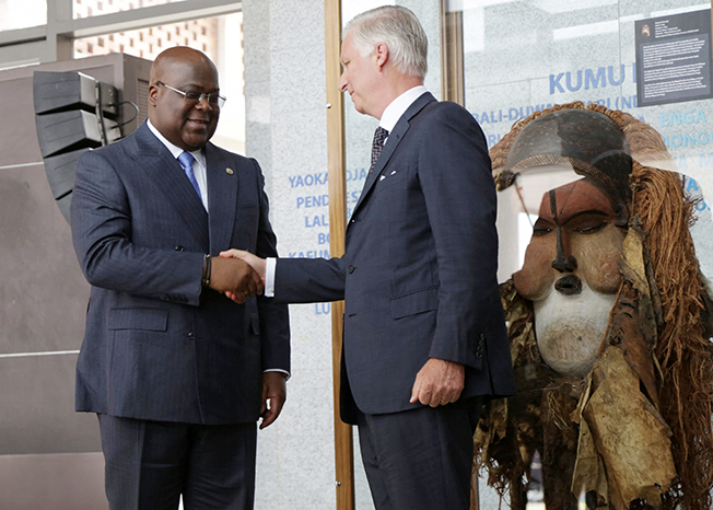 image Belgian king reiterates regrets for colonial past in Congo but no apology