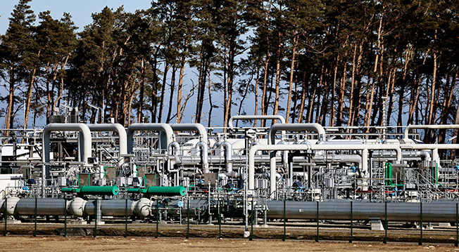 file photo: pipes at the landfall facilities of the 'nord stream 1' gas pipline in lubmin