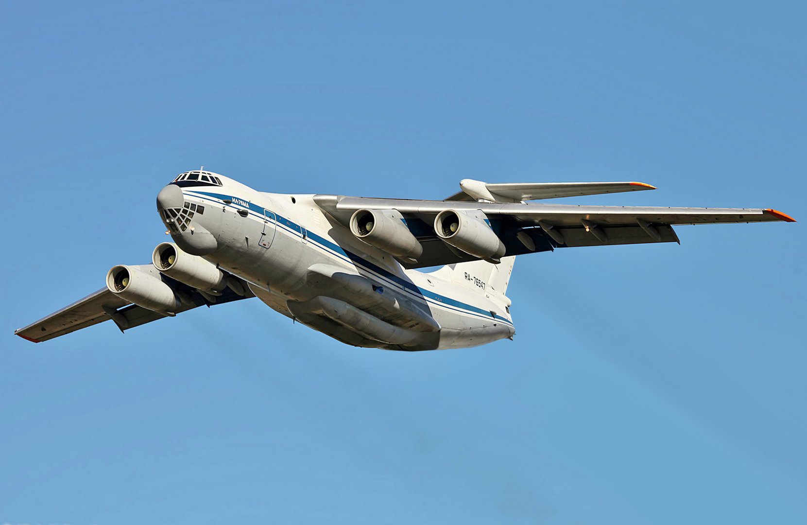 image Russian military cargo plane crashes, killing four