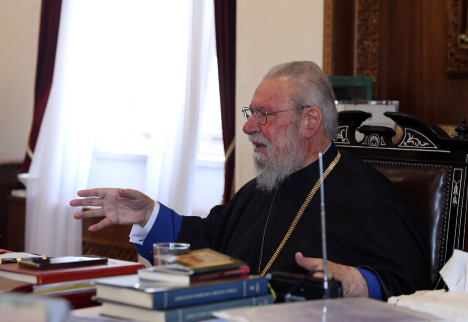 archbishop chrysostomos testifies before investigative committee over cyprus passports