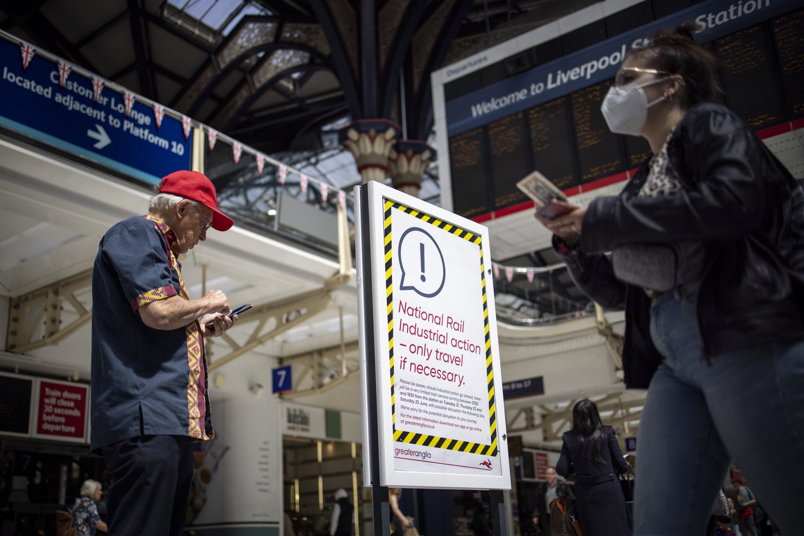 cover Rail strikes set to paralyse UK travel network