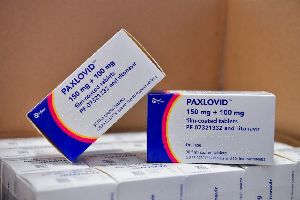 file photo: pfizer and msd oral covid 19 pills arrive at misericordia hospital, in grosseto