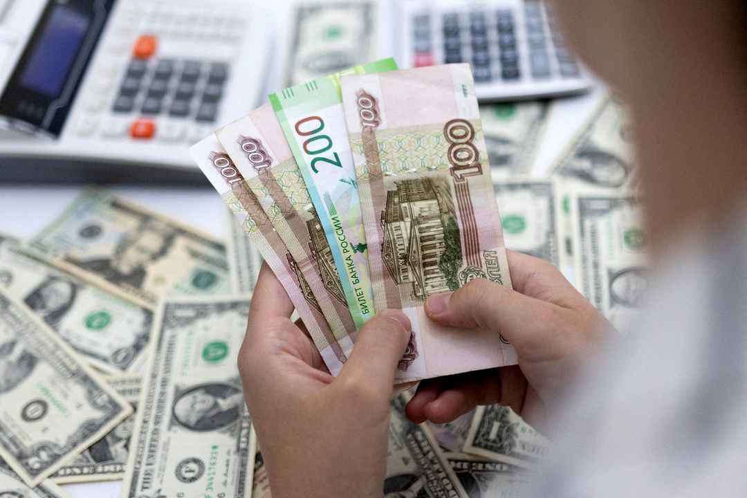 image Russian rouble near multi-year peaks as tax payments loom