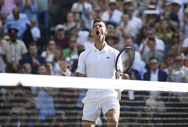 cover Djokovic hits back to beat Norrie and set up Kyrgios final