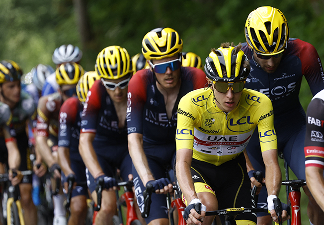image Covid threat looms large on the Tour de France peloton