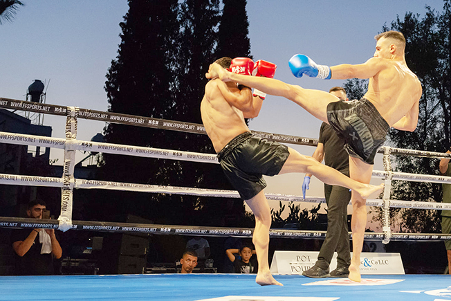 image Exciting night of kickboxing held at Skali Aglandjia