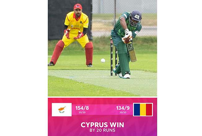 image Cyprus pull off famous win against Romania after Isle of Man setback