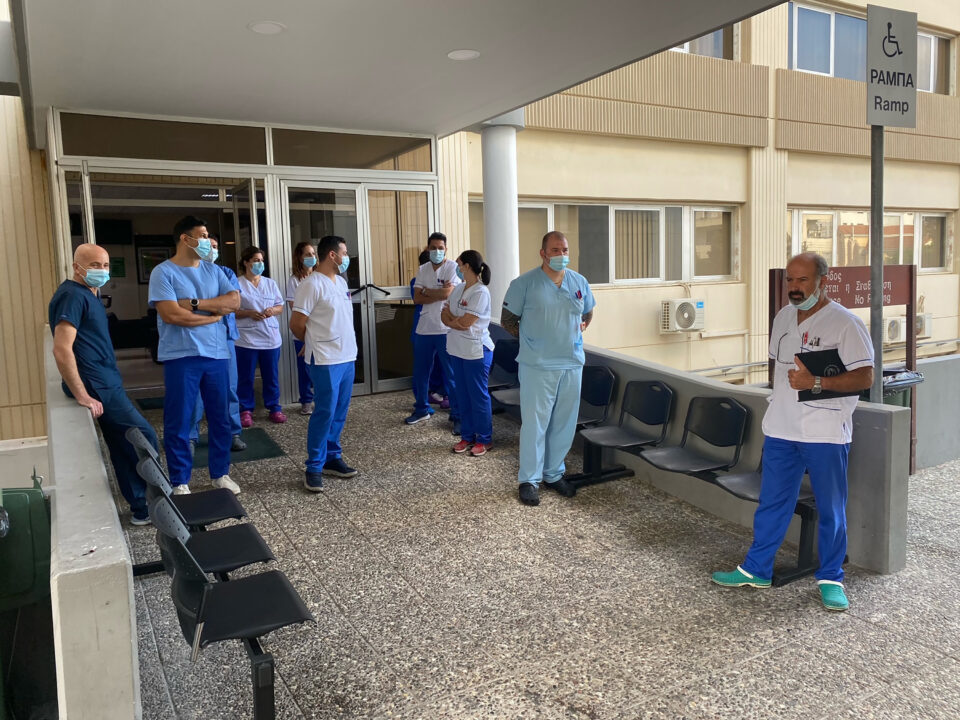 Γενικό Νοσοκομείο Λάρνακας Νοσηλευτές Εξάωρη στάση εργασία