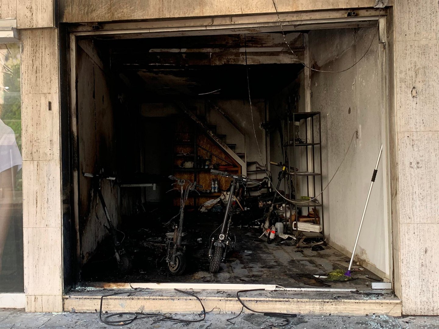 image Makarios Avenue shop gutted by fire