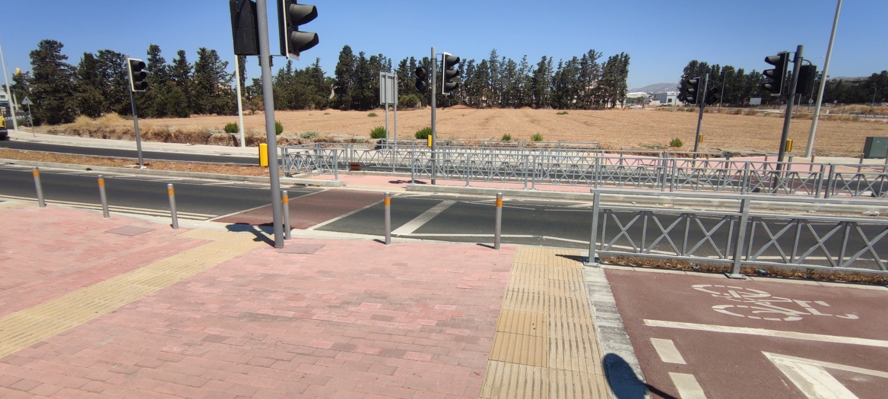 cover Three new Pelican crossings in Paphos