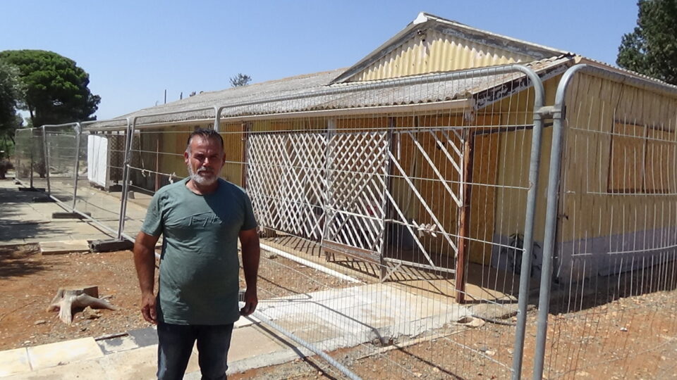 feature theo main said outside his old home which has been fenced off and condemned