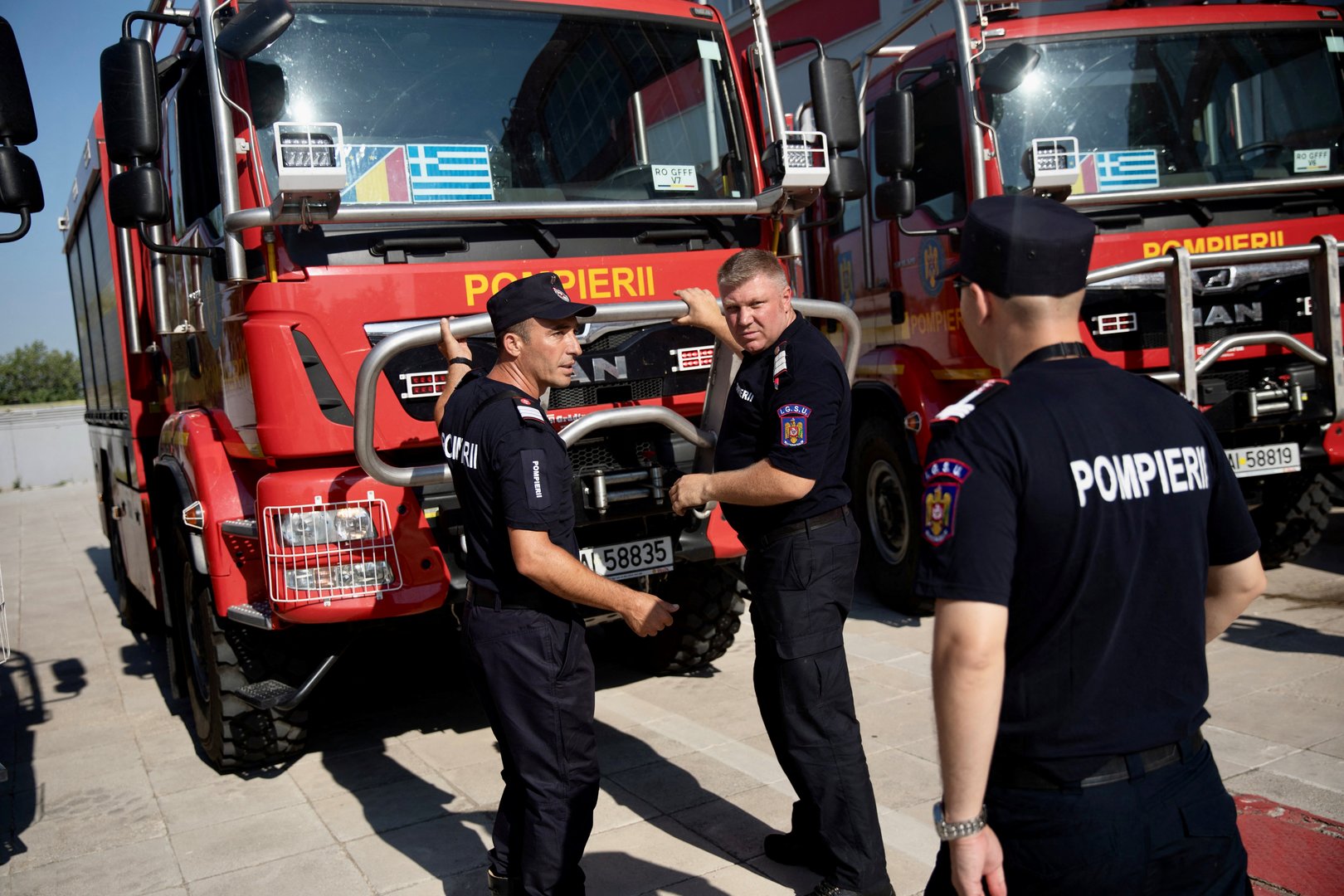 image Foreign firefighters arrive in Greece for summer wildfire season