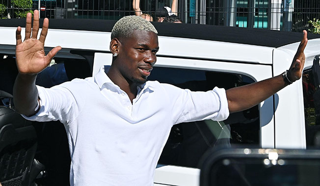 image Pogba returns to Juventus after leaving Man United