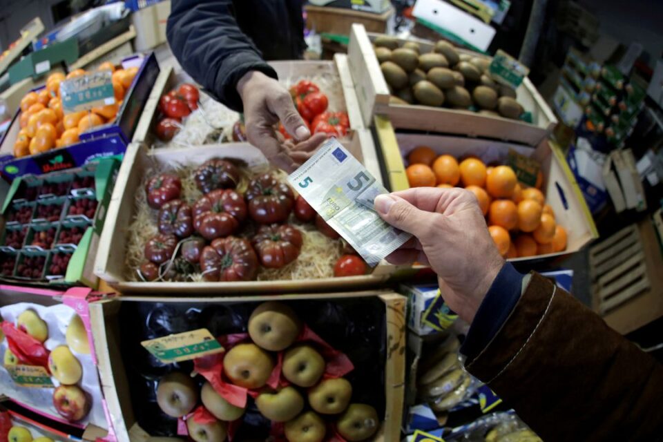 inflation euro zone supermarket