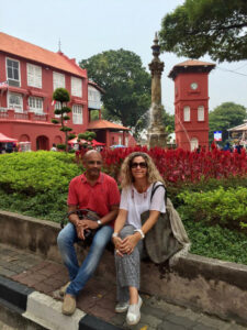 profile2 with anber onar (wife) in malaysia, 2015