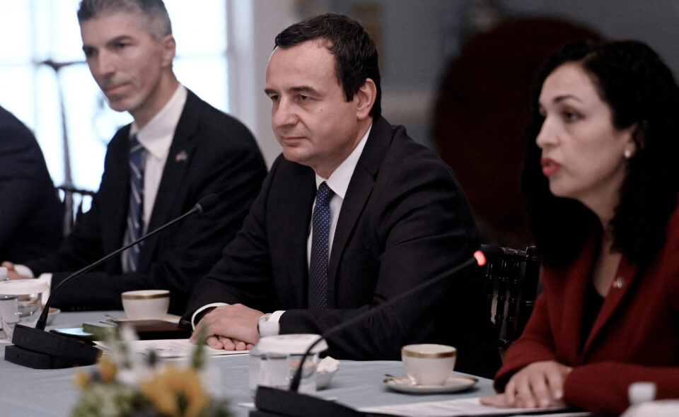 u.s. secretary of state blinken meets with kosovo president osman and prime minister kurti, in washington