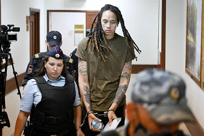image US basketball star Griner headed to Russian penal colony