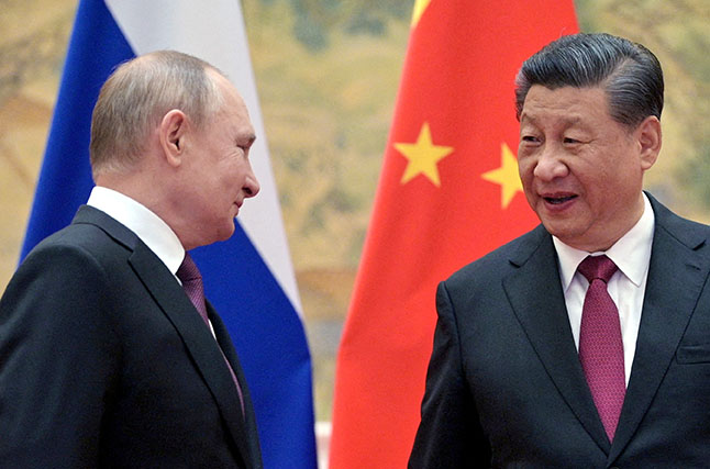 file photo: russian president putin meets chinese president xi in beijing