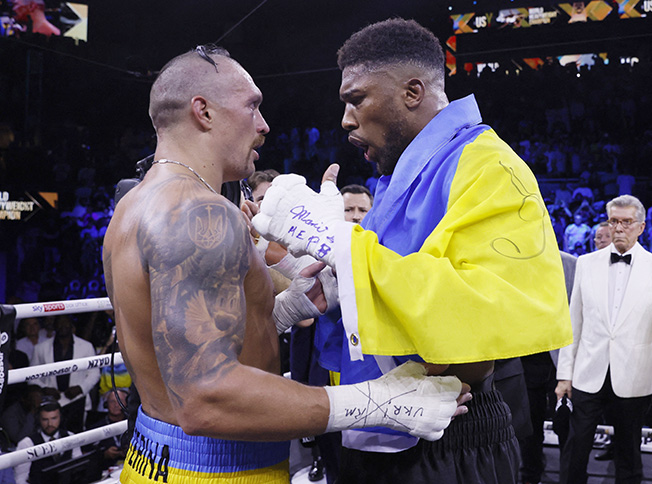 image &#8216;Upset&#8217; Joshua fights back tears after Usyk defeat