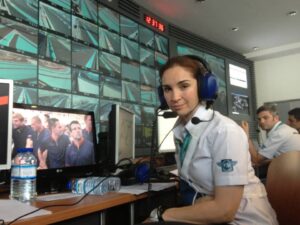 alix working comms for the fia