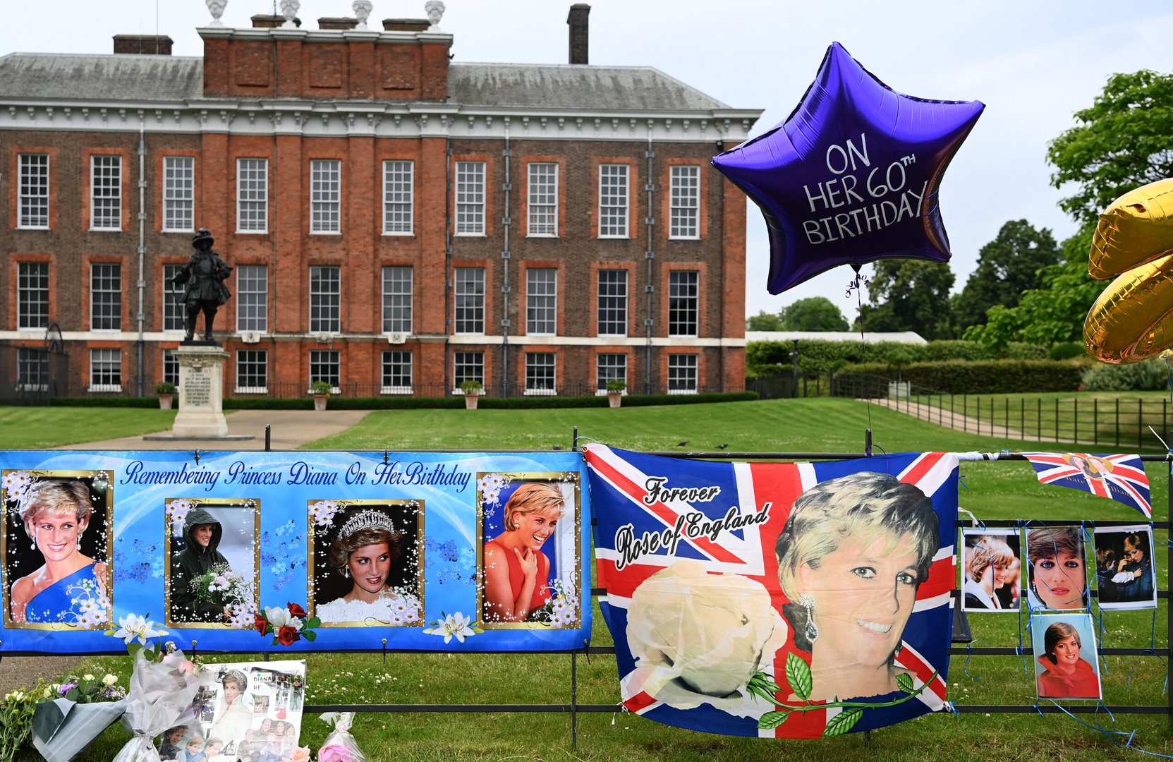 kensington palace marks princess diana 60th birthday