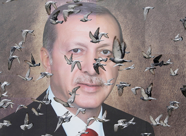 image Erdogan accuses Greece of &#8216;occupying&#8217; demilitarised islands