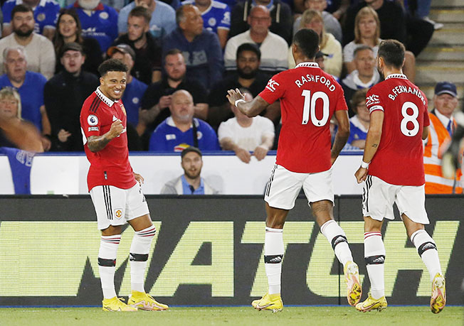 image Sancho seals third straight win for Man United