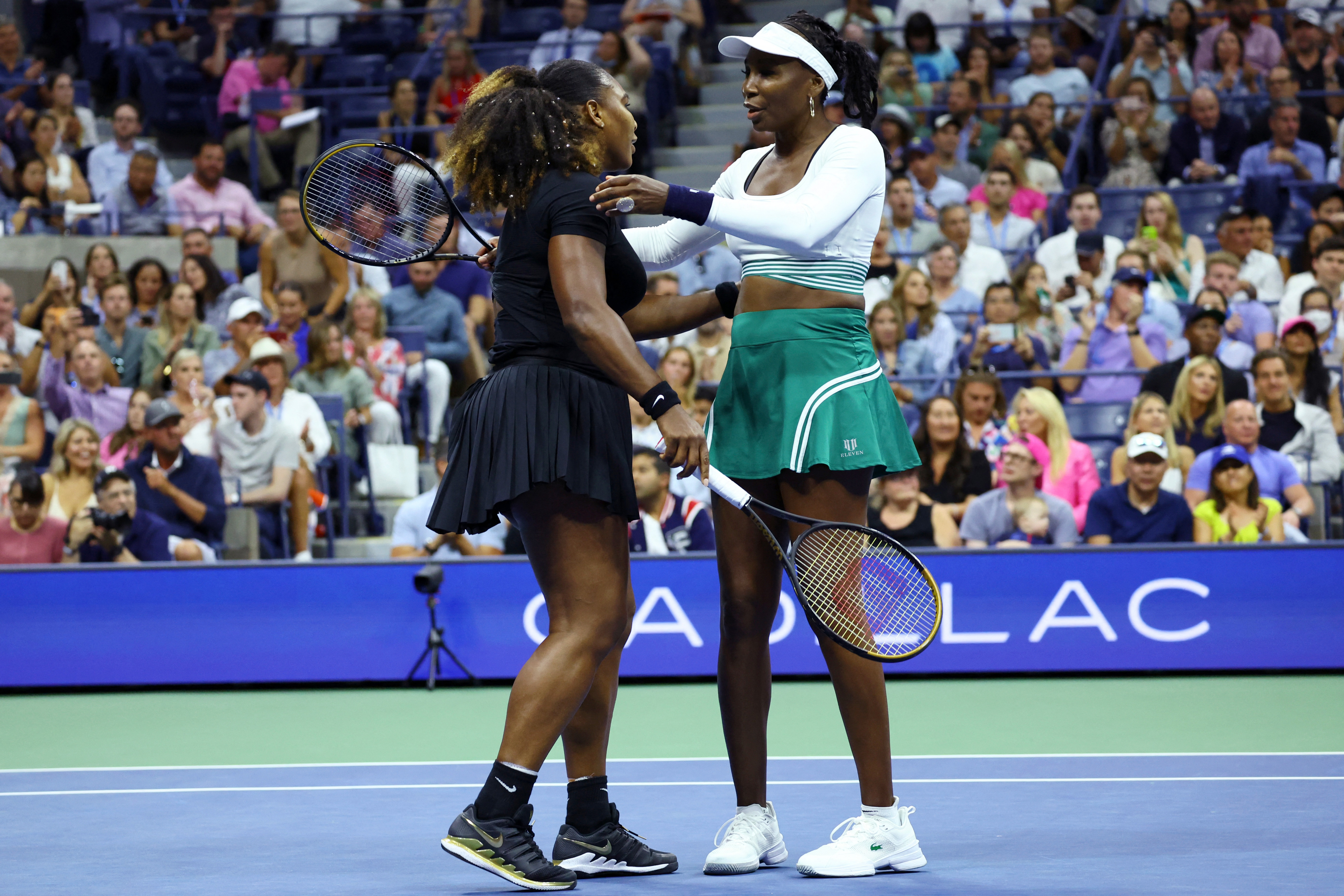 cover Williams sisters crash out of U.S. Open doubles but Serena not done yet