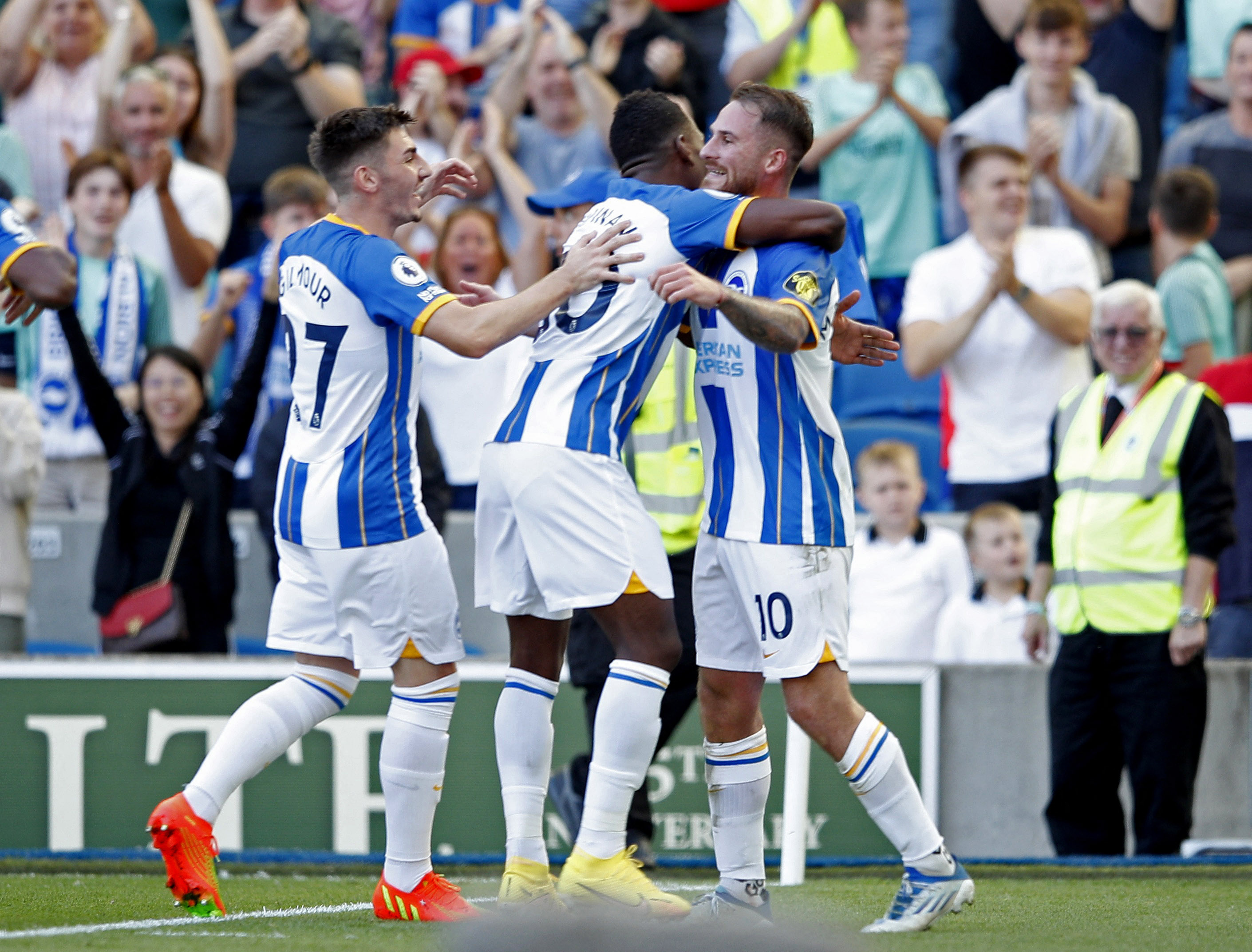 image Brighton thump struggling Leicester to pile pressure on Rodgers (Updated)
