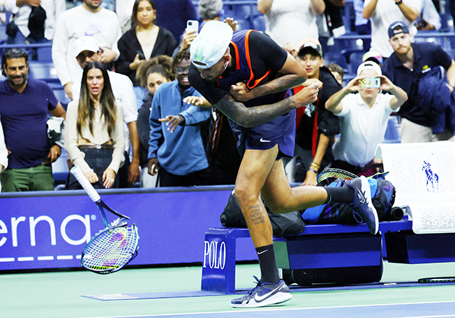 cover Dejected Kyrgios feels like he &#8216;failed&#8217; at US Open