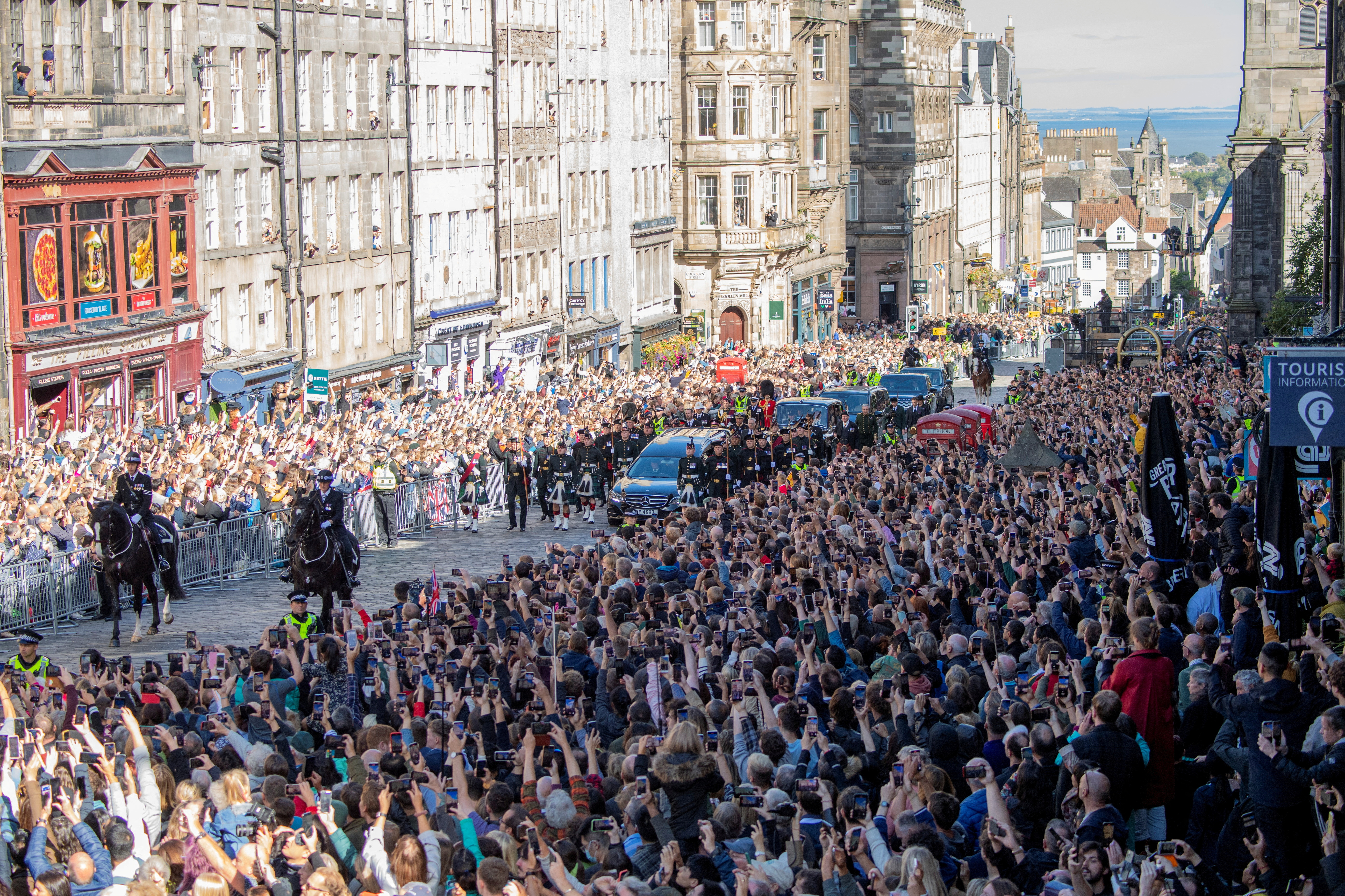 image Scottish police make three arrests over protests following queen&#8217;s death