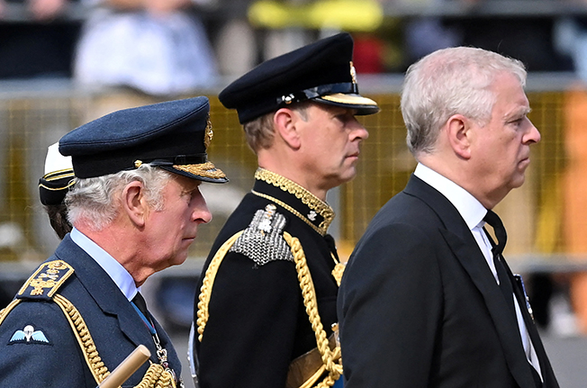 image Disgraced Prince Andrew back in the spotlight but still out in the cold