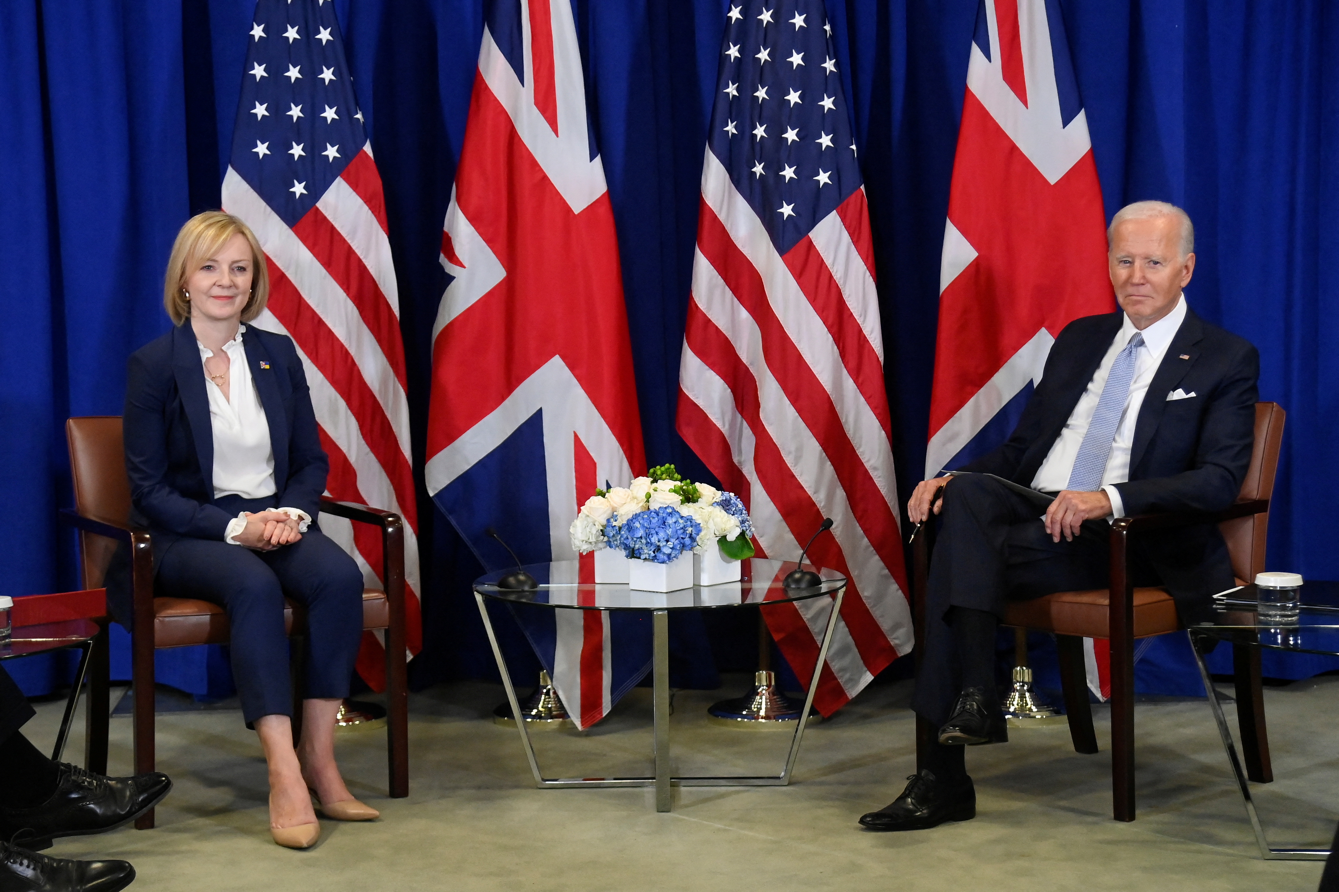 image Biden, UK&#8217;s Truss commit to protect Northern Ireland deal