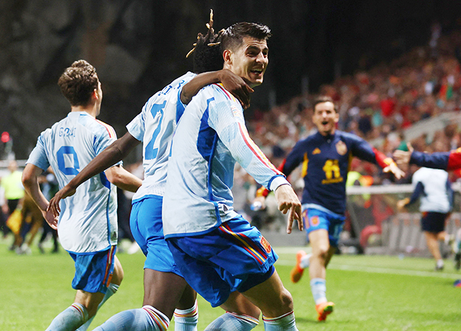 cover Spain stun Portugal to clinch spot in Nations League finals