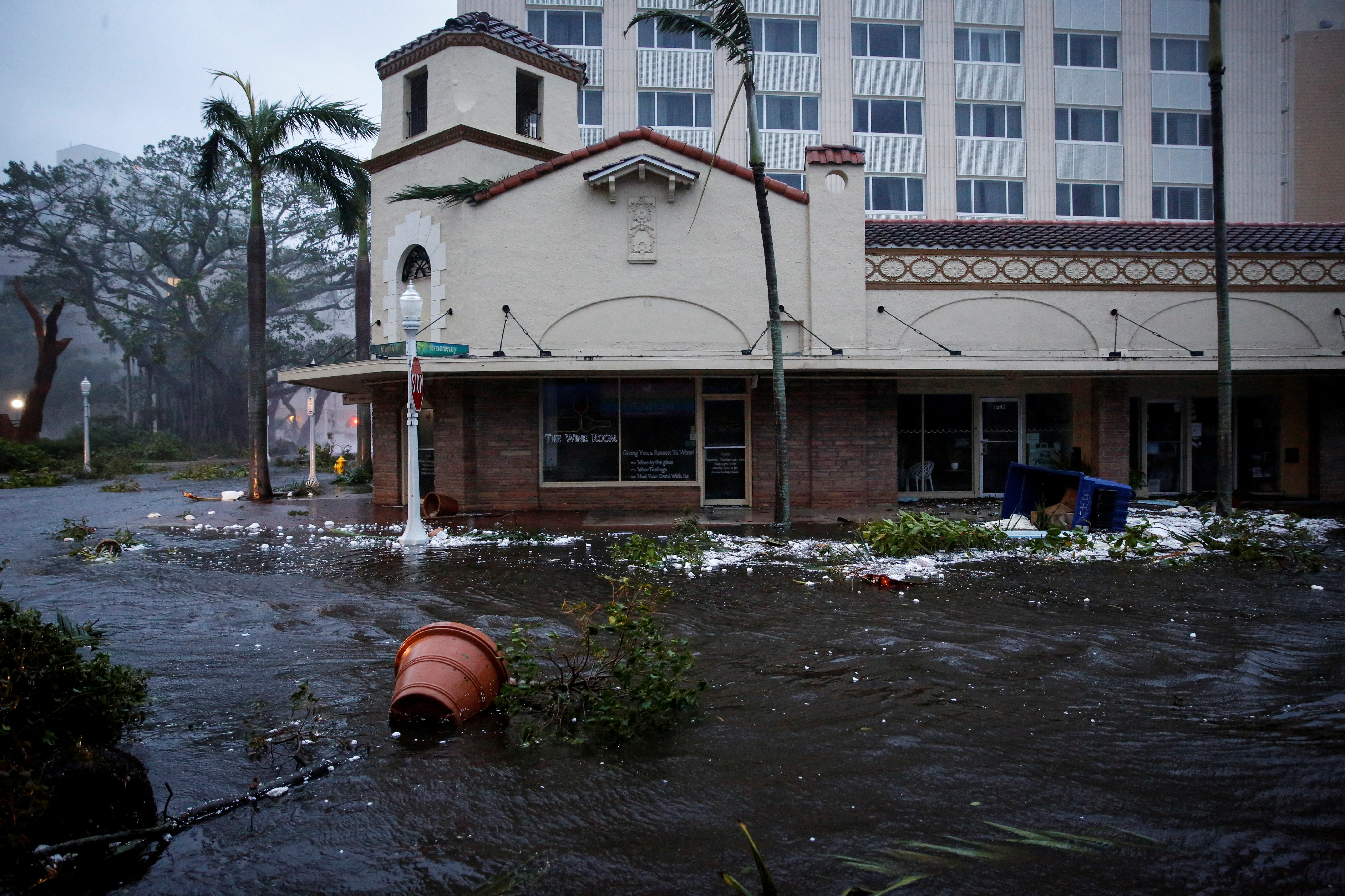 image Waning Hurricane Ian creeps across Florida after battering Gulf Coast