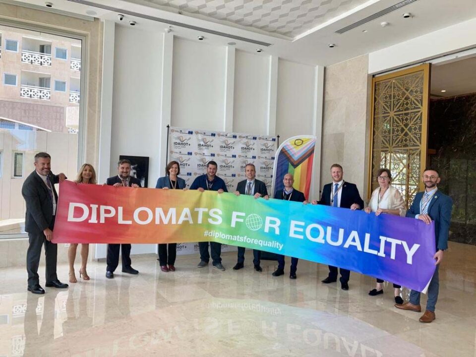 diplomats for equality banner