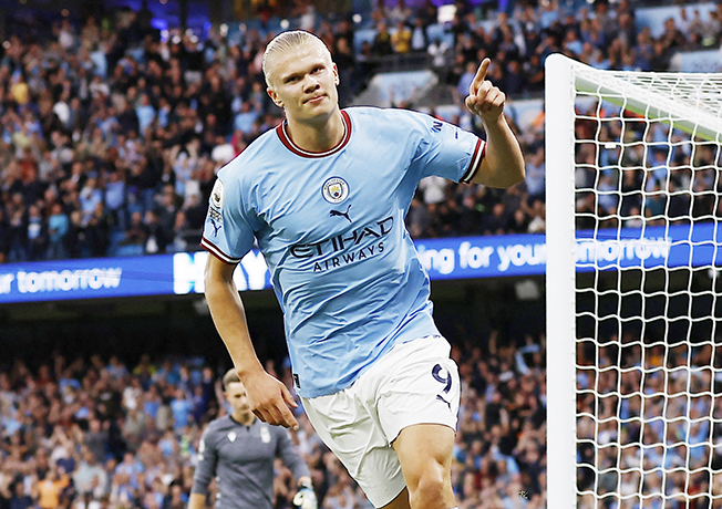 image Man City&#8217;s Haaland wins Player of the Month for August