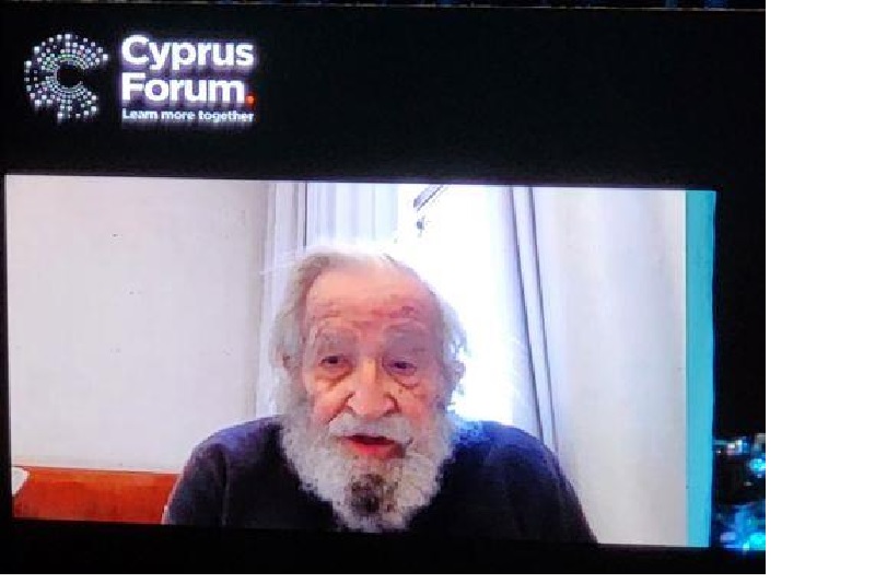 image Chomsky: Cypriot sides need to reach deal as world has bigger problems