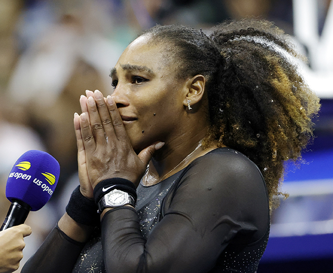 cover &#8216;The greatest&#8217;: tributes pour in for Serena Williams after final match