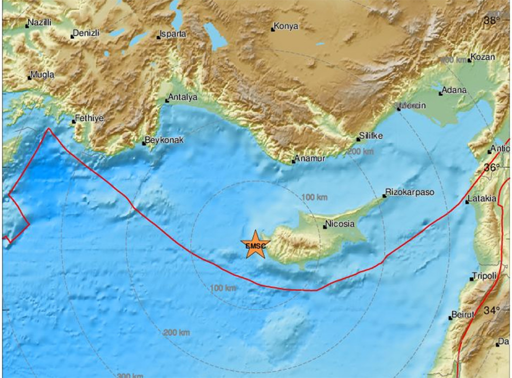 A 3.9-magnitude earthquake was felt in Paphos – Cyprus Mail