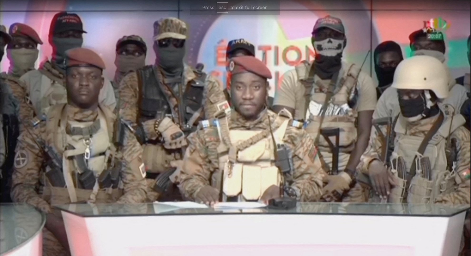 image Burkina Faso soldiers announce overthrow of military government